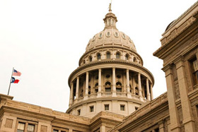 Pink granite dome of the Texas State Capitol